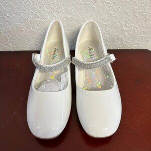 Stelle Girls Mary Jane Shoes Low Heel Party Dress Kids 2MLWhite Communion Easter
